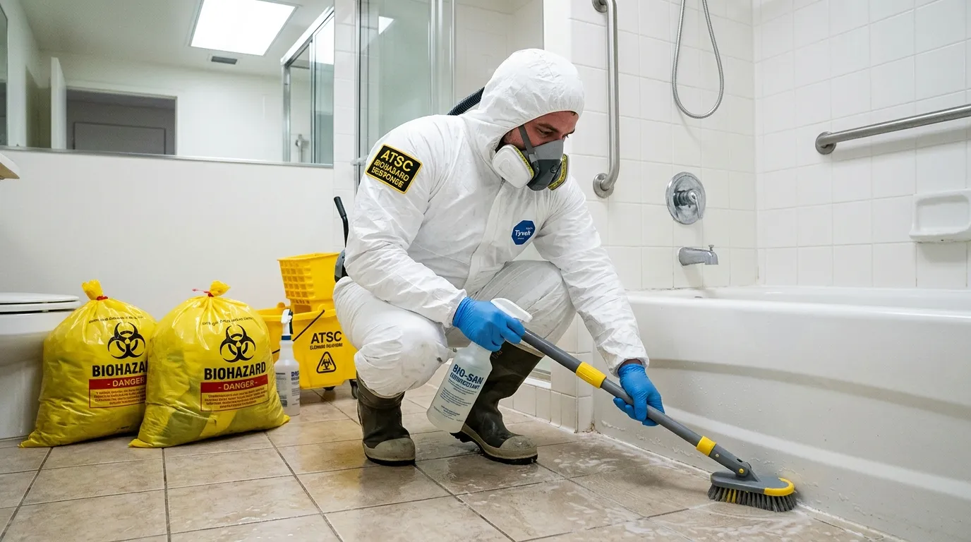 Decontamination equipment deployed for Blood Cleanup in Copiague